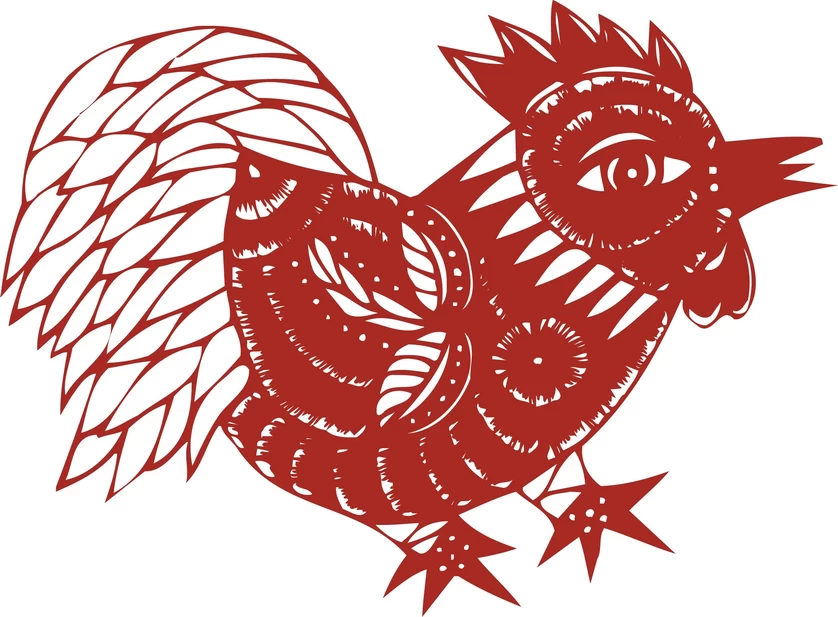中国风中式传统喜庆民俗人物动物窗花剪纸插画边框AI矢量PNG素材【824】